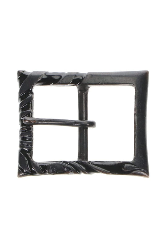 ピン バックル ブラック × ブラック