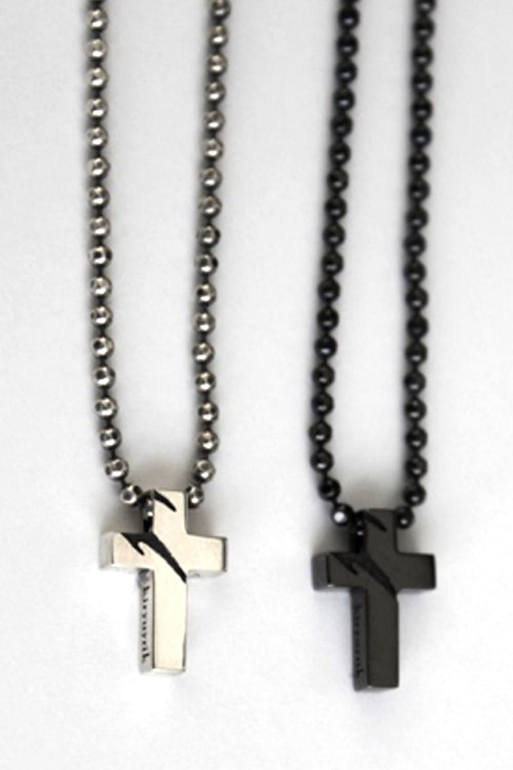 Cross Choker Silver