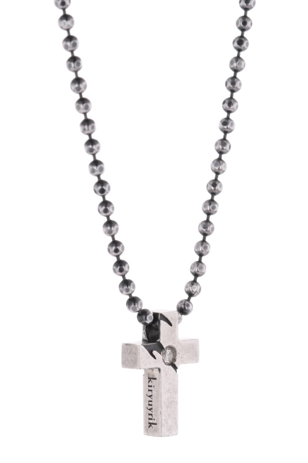 Cross Choker Silver