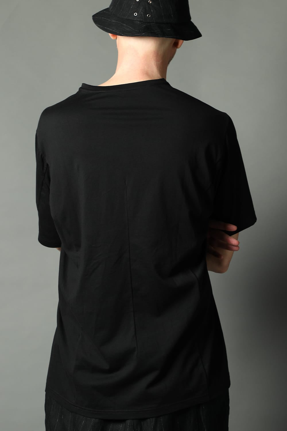 Short sleeve egyptian cotton jersey ( SUVIN )  Black