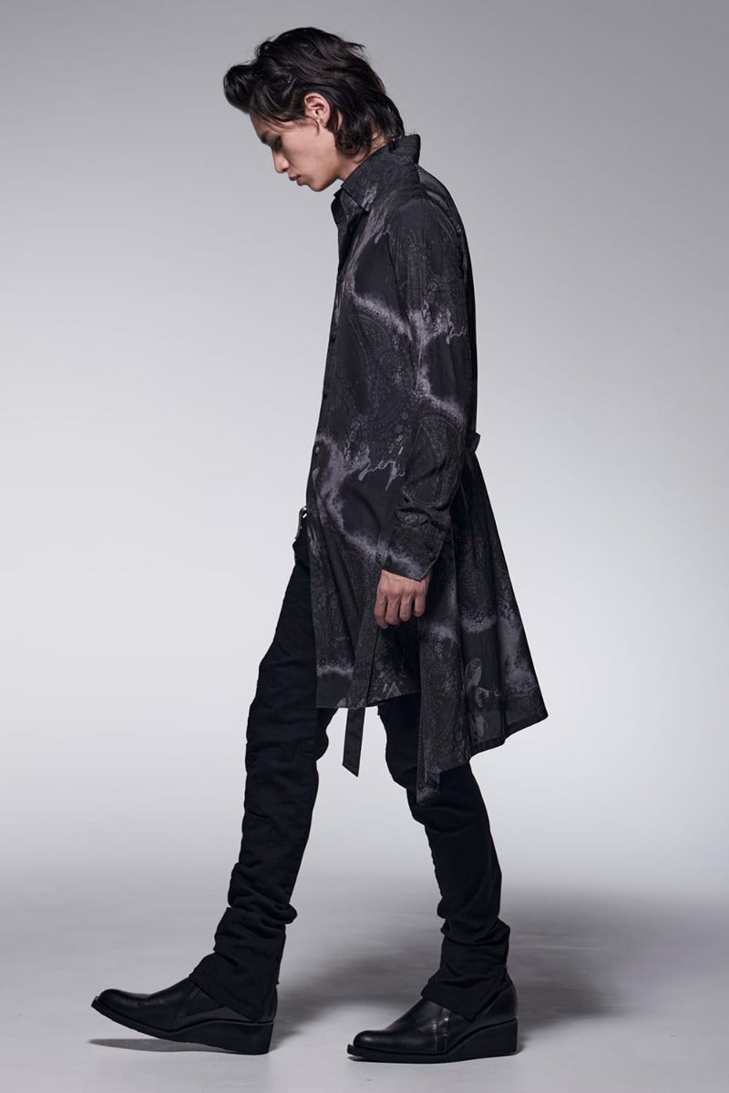 Denim & High Tension Jersey Combination Curve Pants