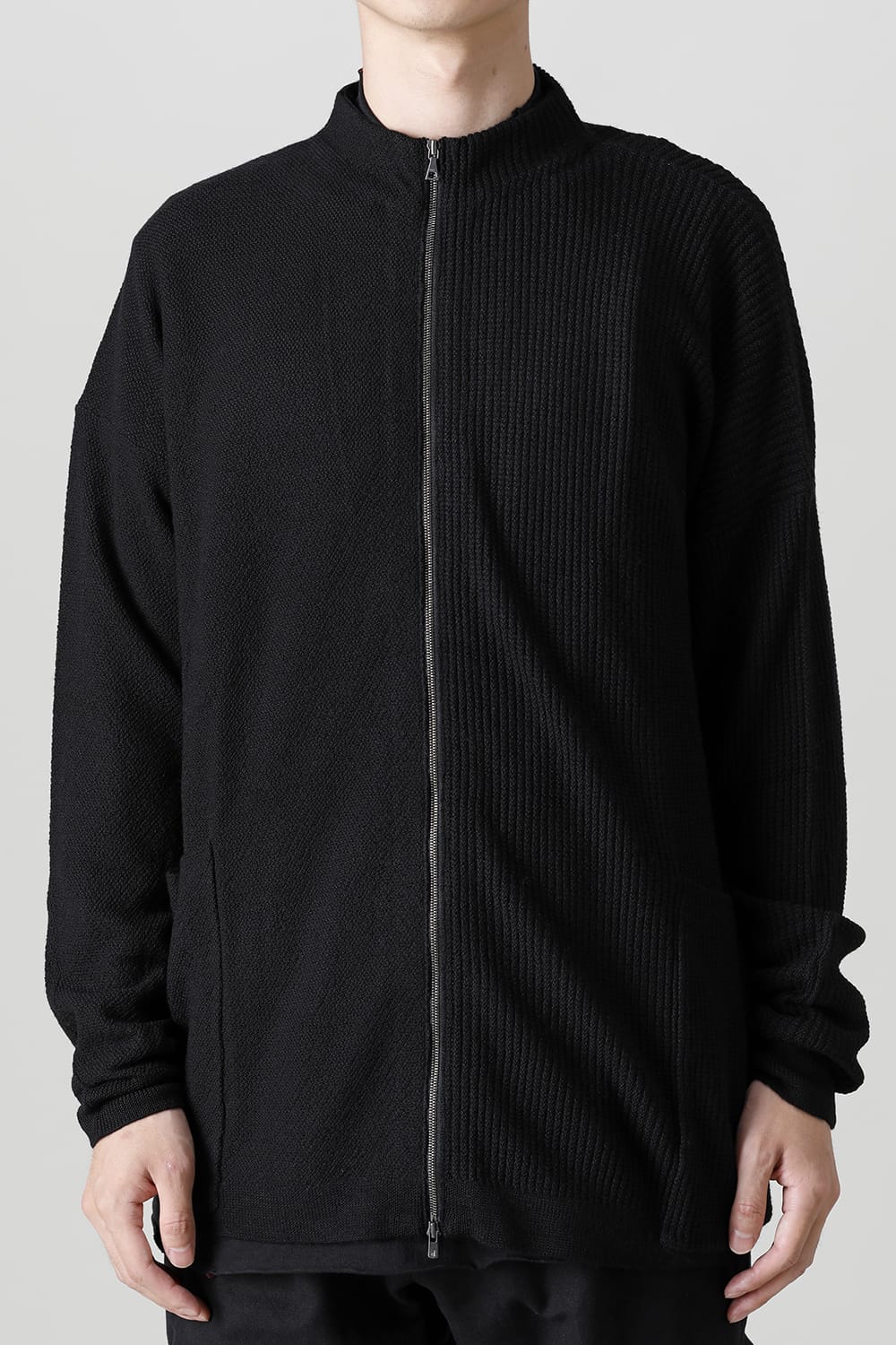 Cardigan merino wool Black