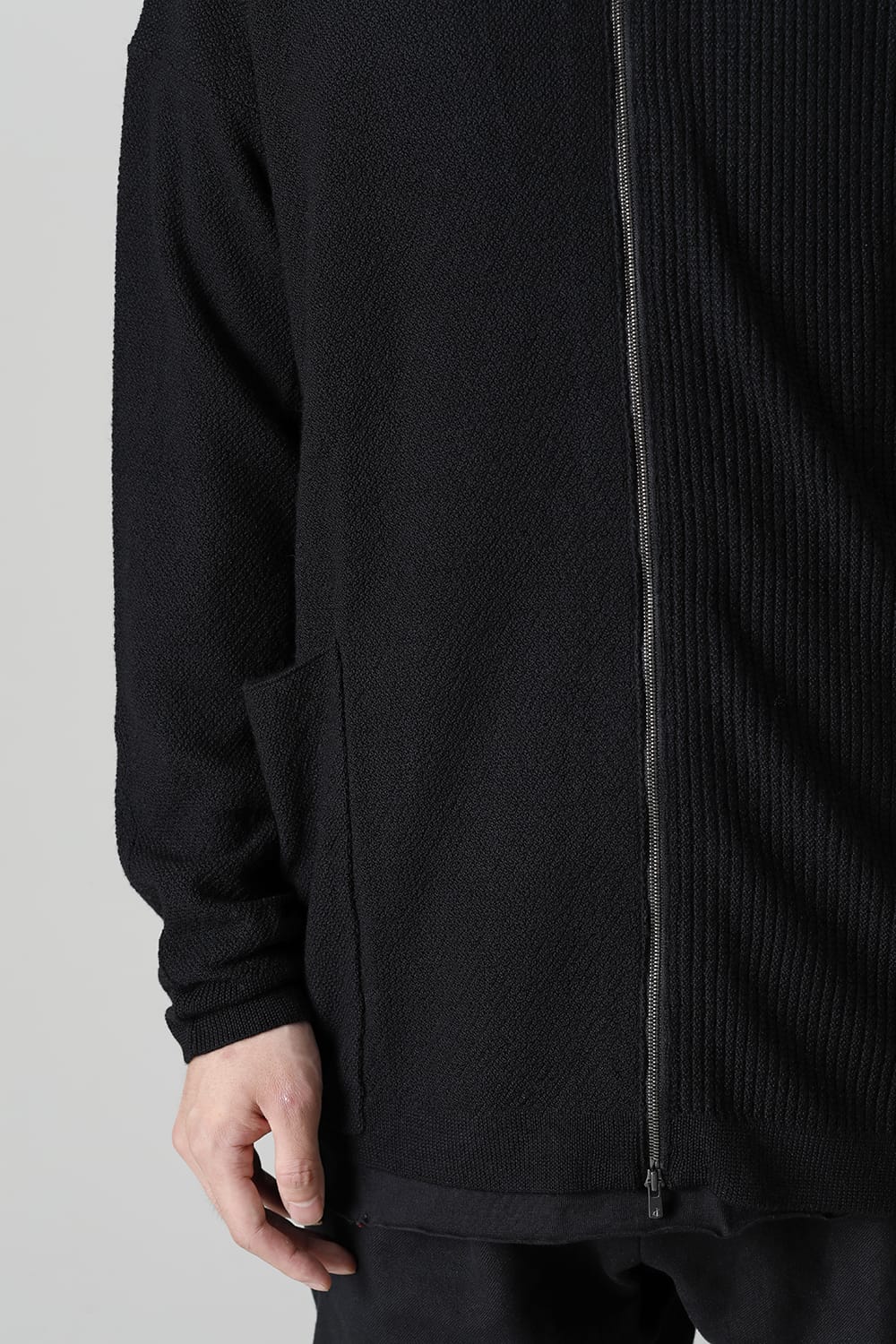 Cardigan merino wool Black