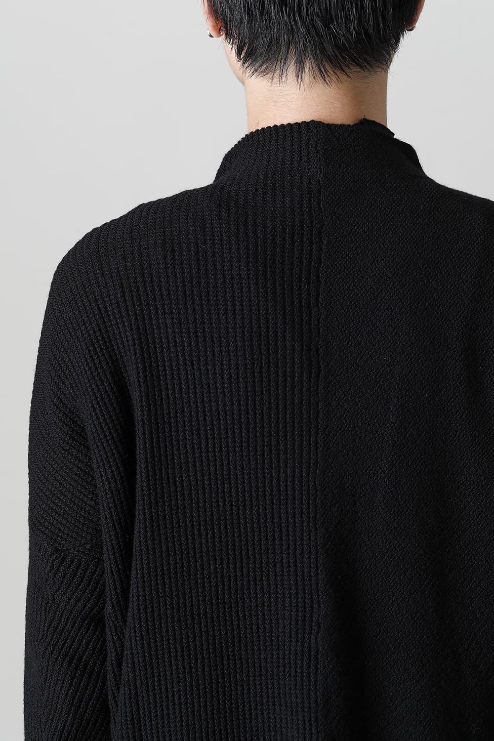 Cardigan merino wool Black