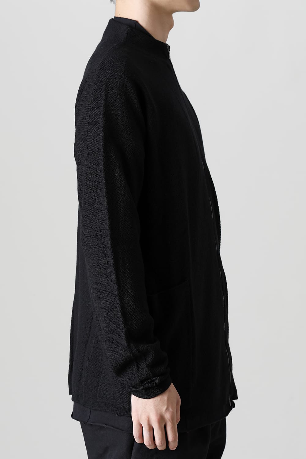 Cardigan merino wool Black