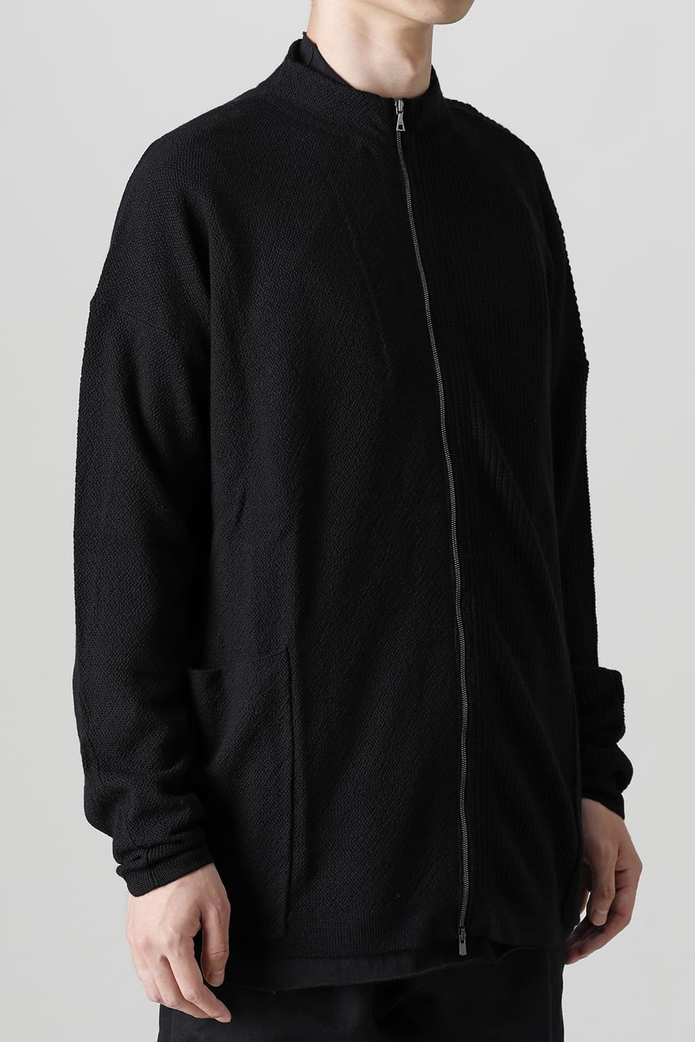 Cardigan merino wool Black