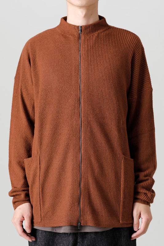 Cardigan merino wool Camel