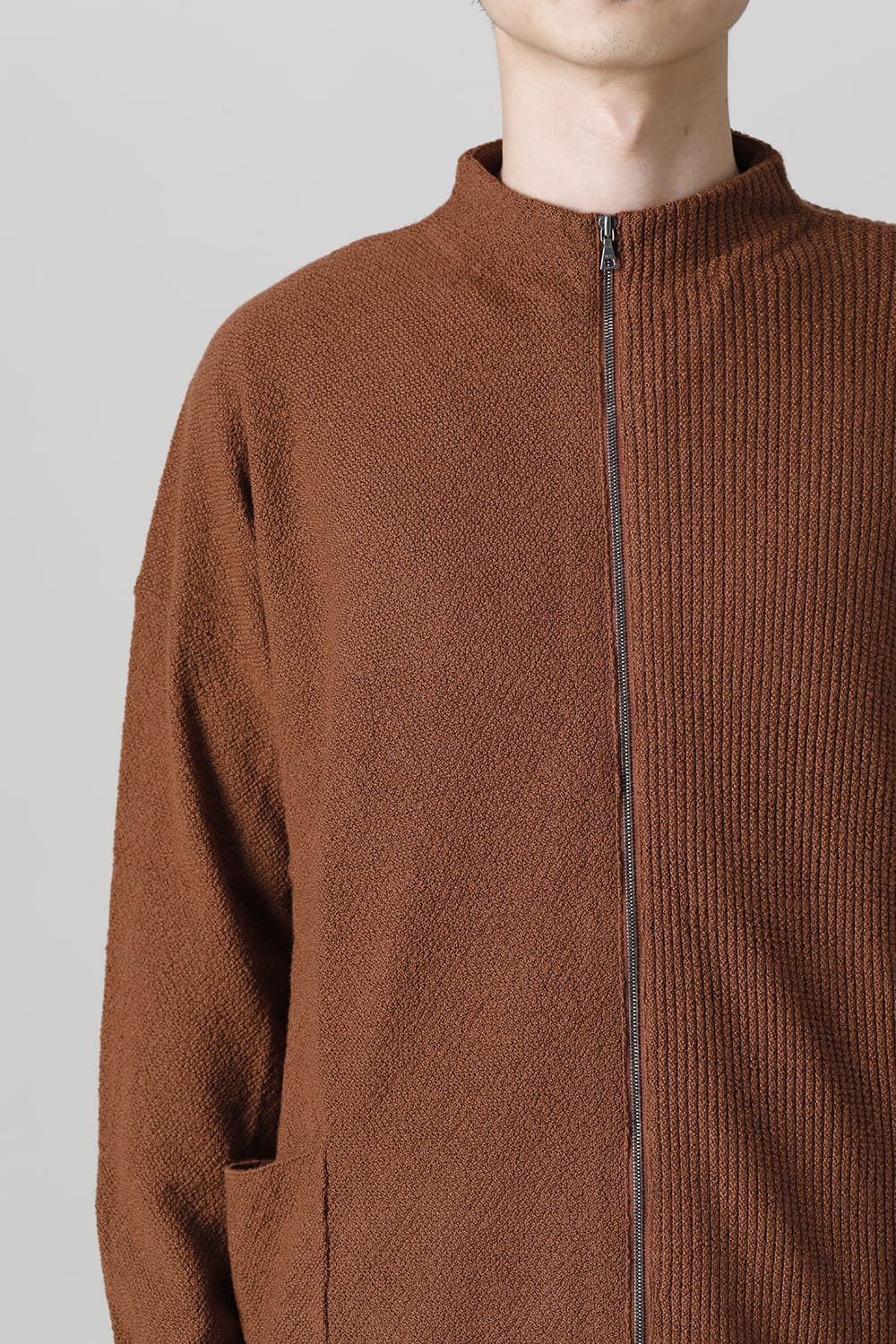 Cardigan merino wool Camel