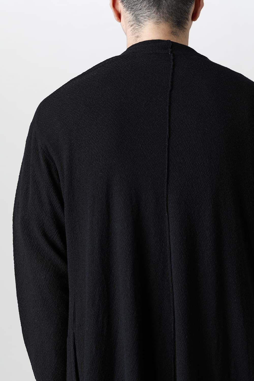 Long cardigan merino wool  Black