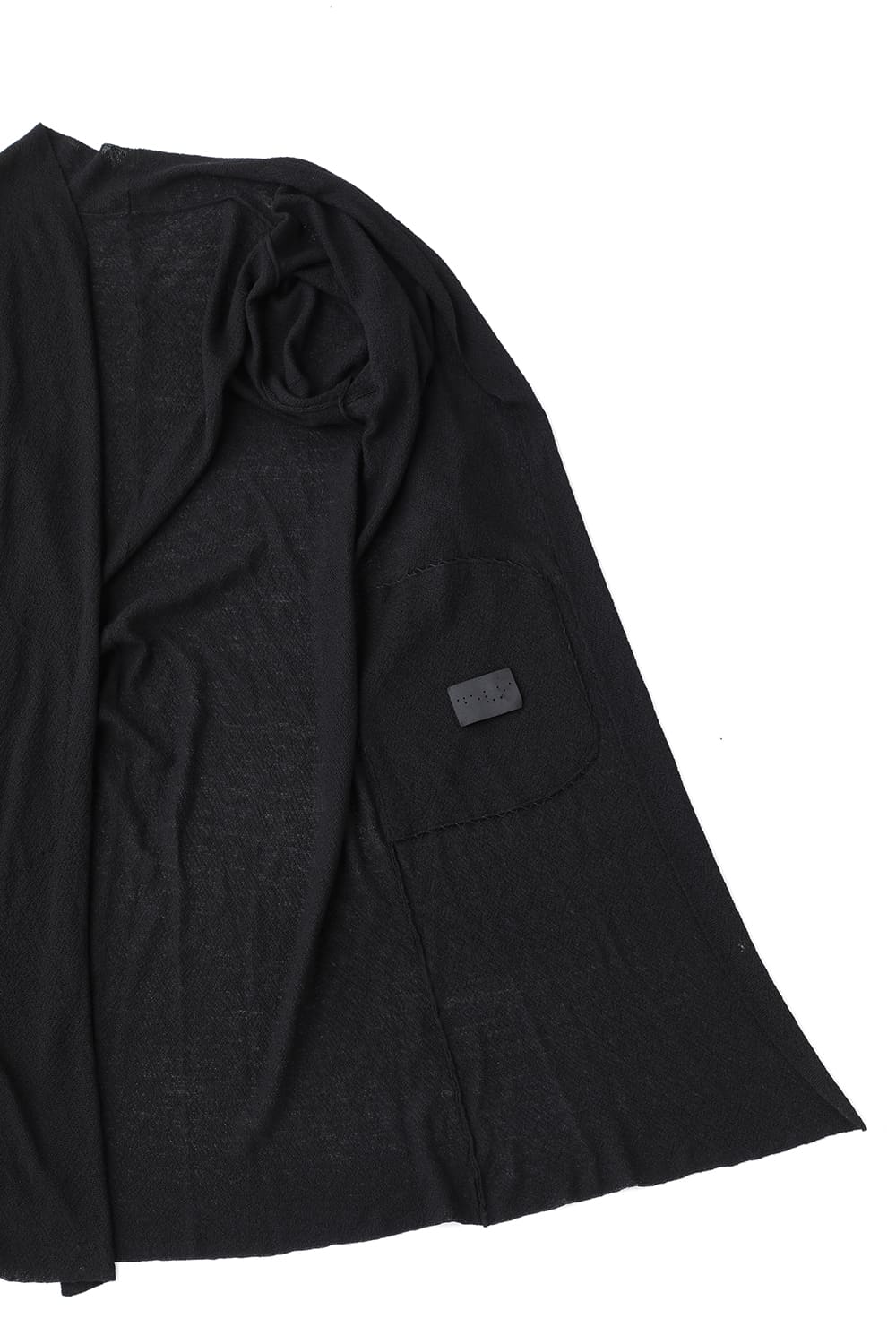 Long cardigan merino wool  Black