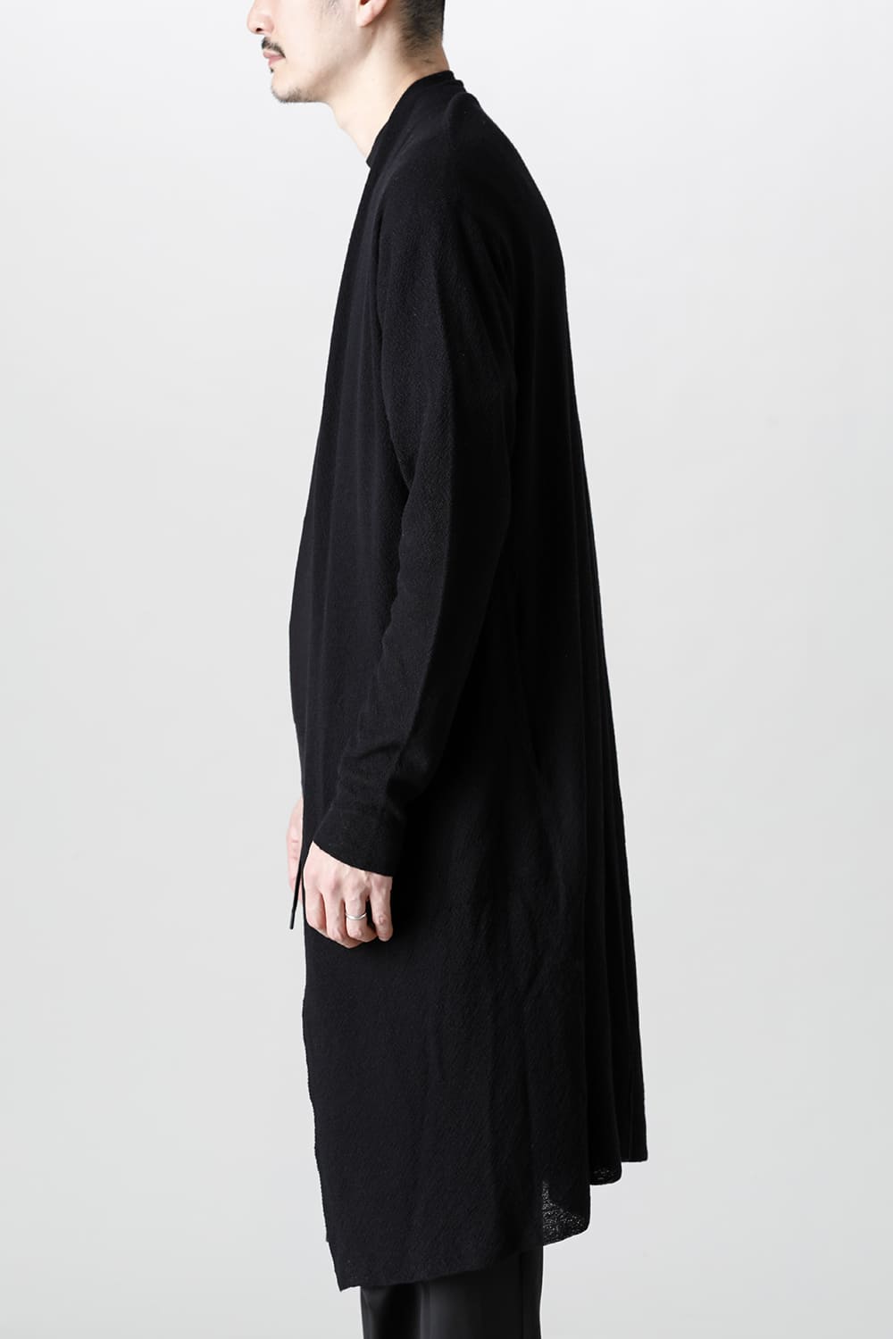 Long cardigan merino wool  Black