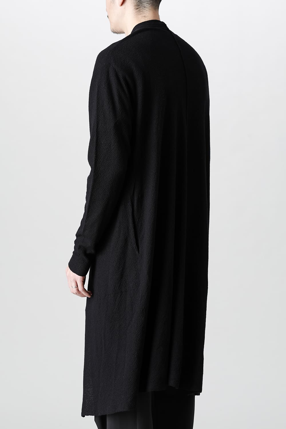 Long cardigan merino wool  Black