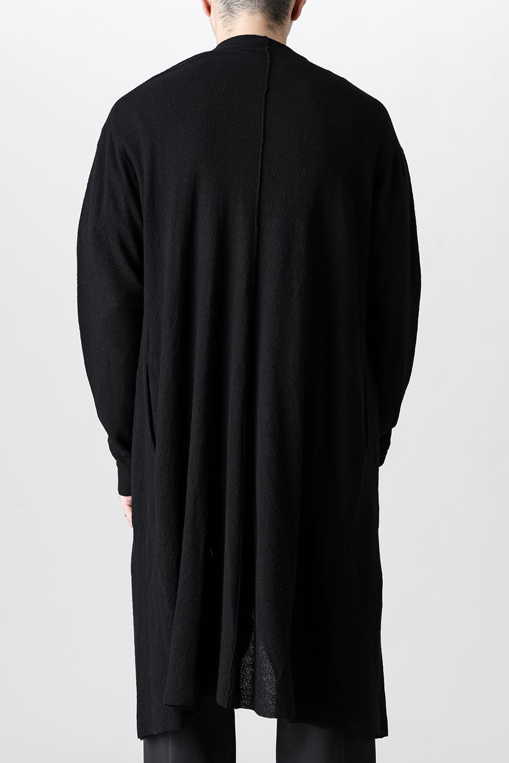 Long cardigan merino wool  Black