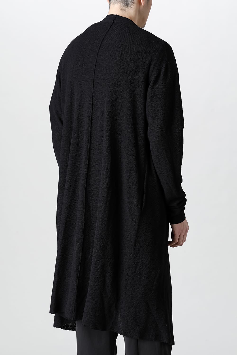 Long cardigan merino wool  Black