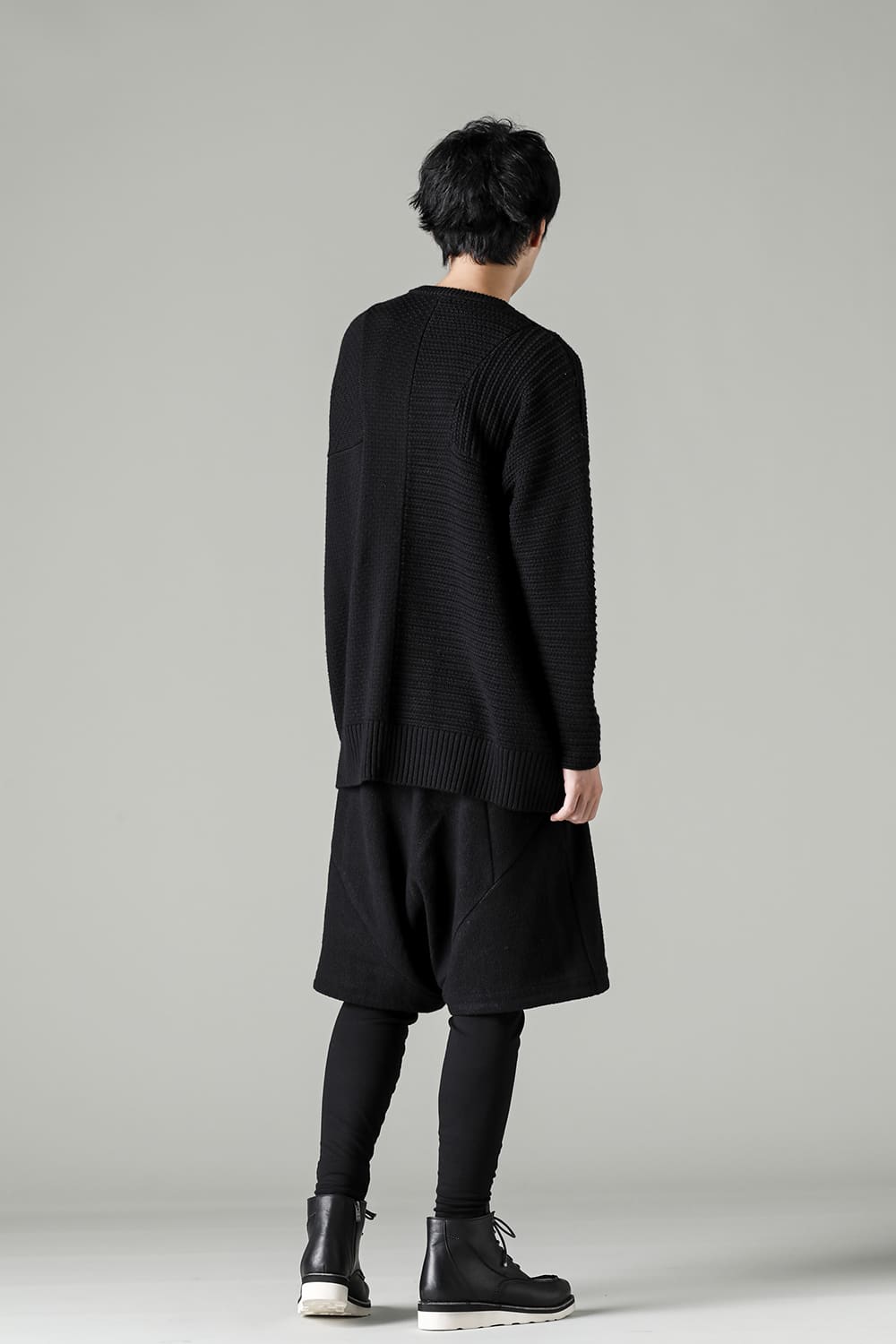 プルオーバー ニット メリノ ウール ブラック