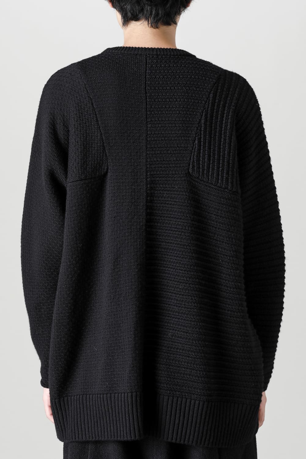 プルオーバー ニット メリノ ウール ブラック