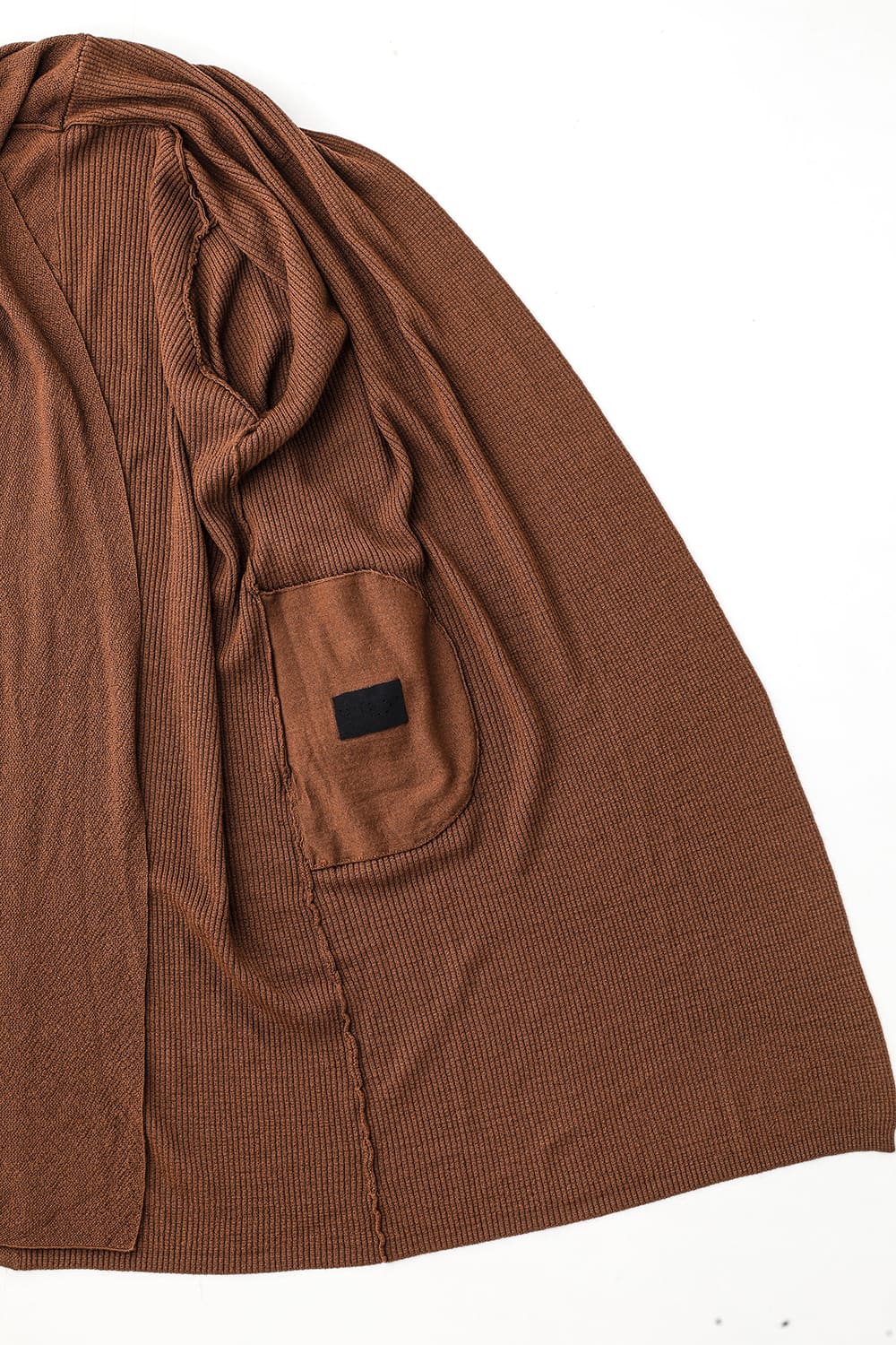 Long cardigan merino wool Camel