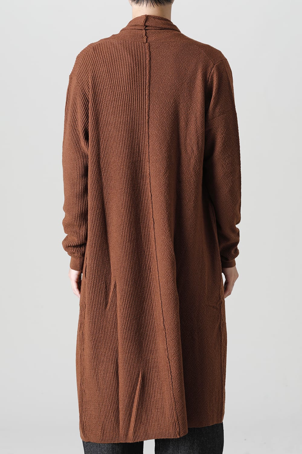 Long cardigan merino wool Camel