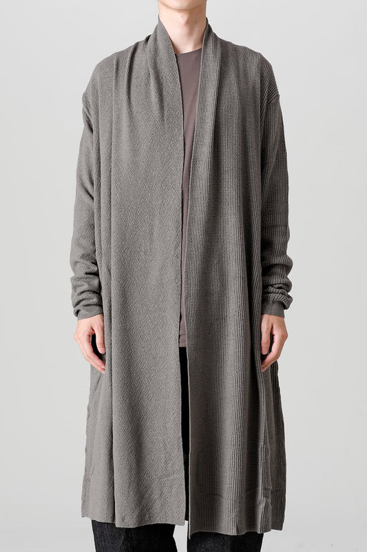 Long cardigan merino wool Gray