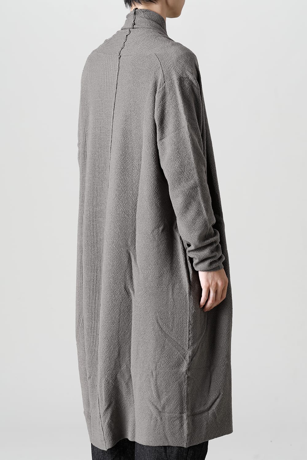 Long cardigan merino wool Gray