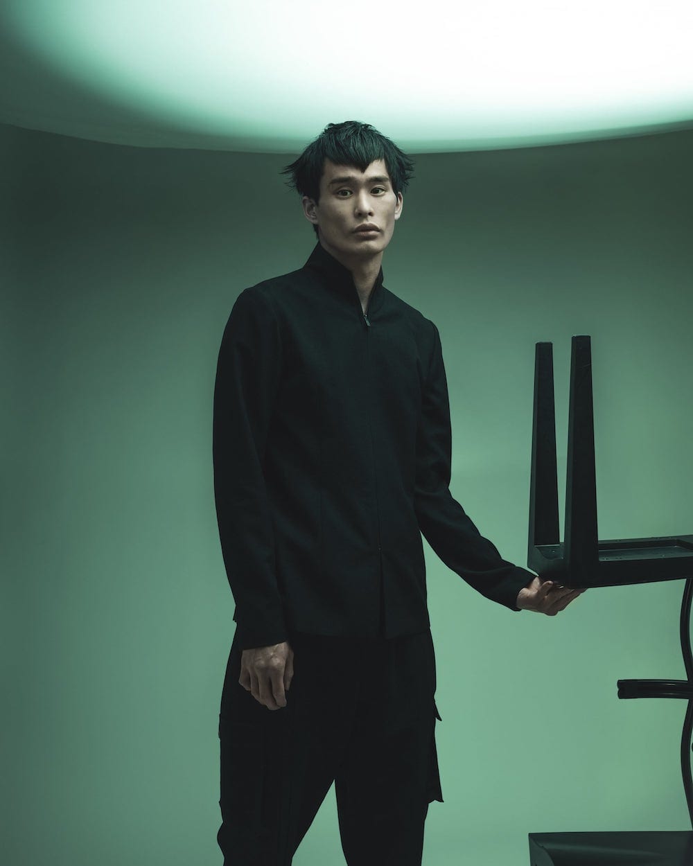 kisasage jacket Black