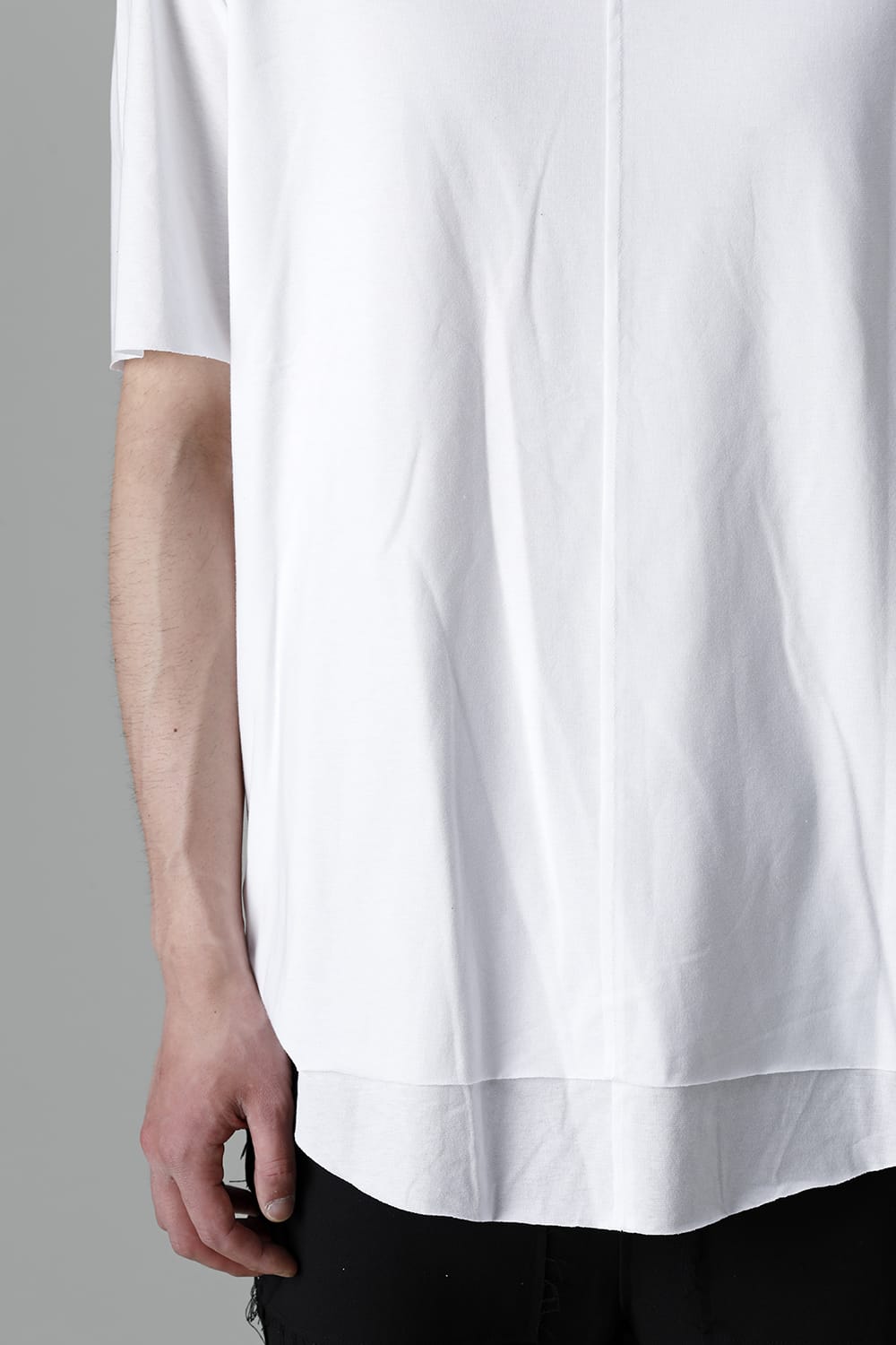 Layered Cutsew 6th(V-Neck Oversize) White