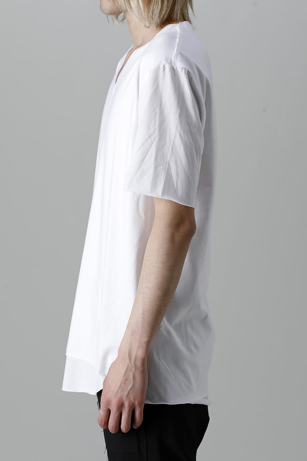 Layered Cutsew 6th(V-Neck Oversize) White