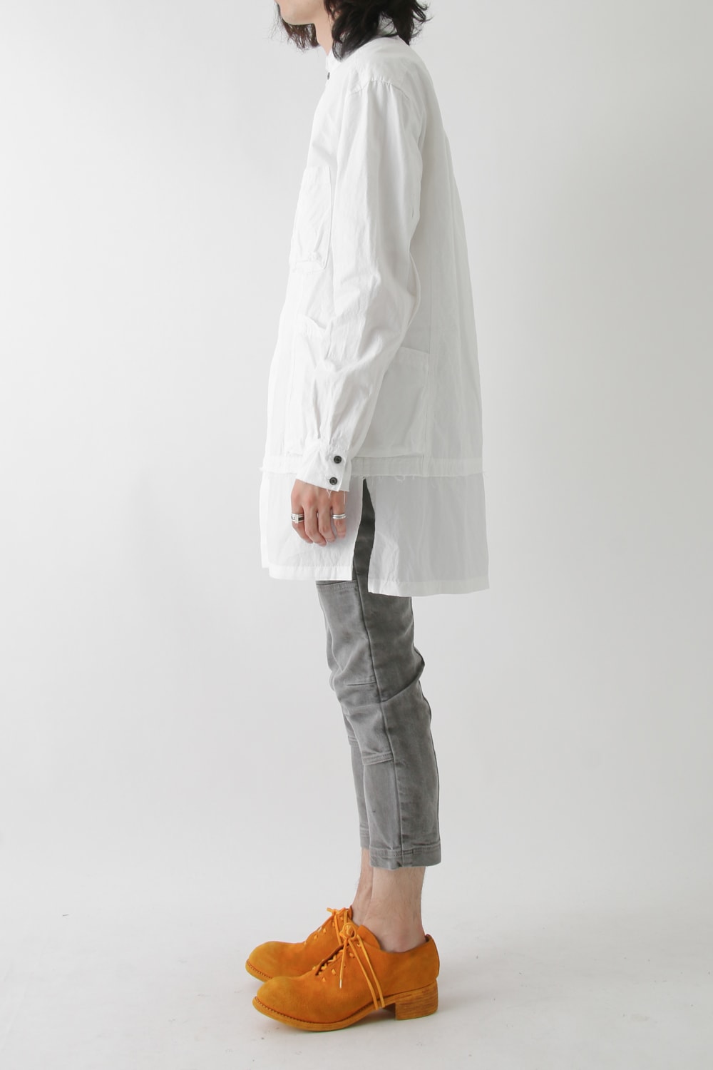 Stretch Twill Skinny Cropped Pants