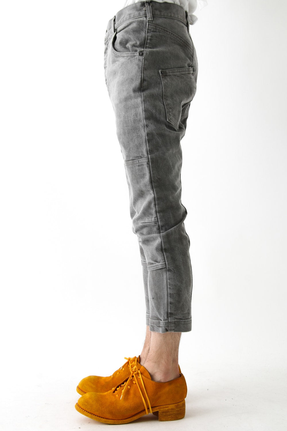 Stretch Twill Skinny Cropped Pants