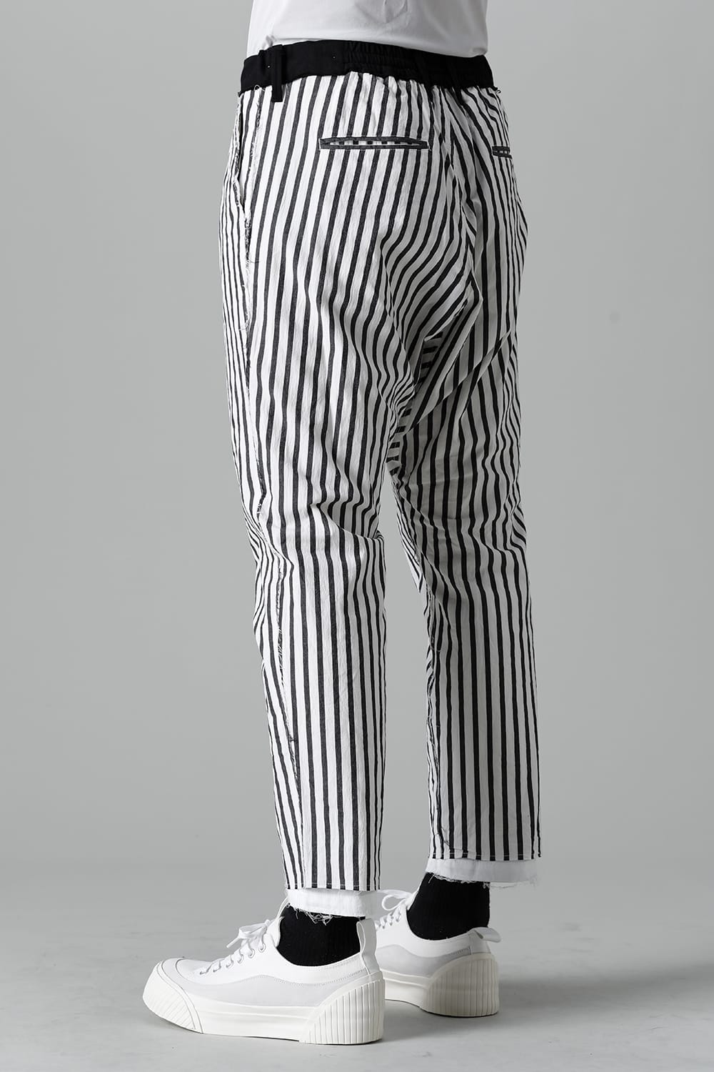 Striped Ankle Pants