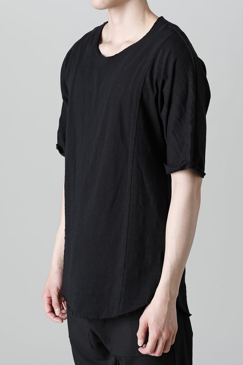 ラグラン カットソー ブラック