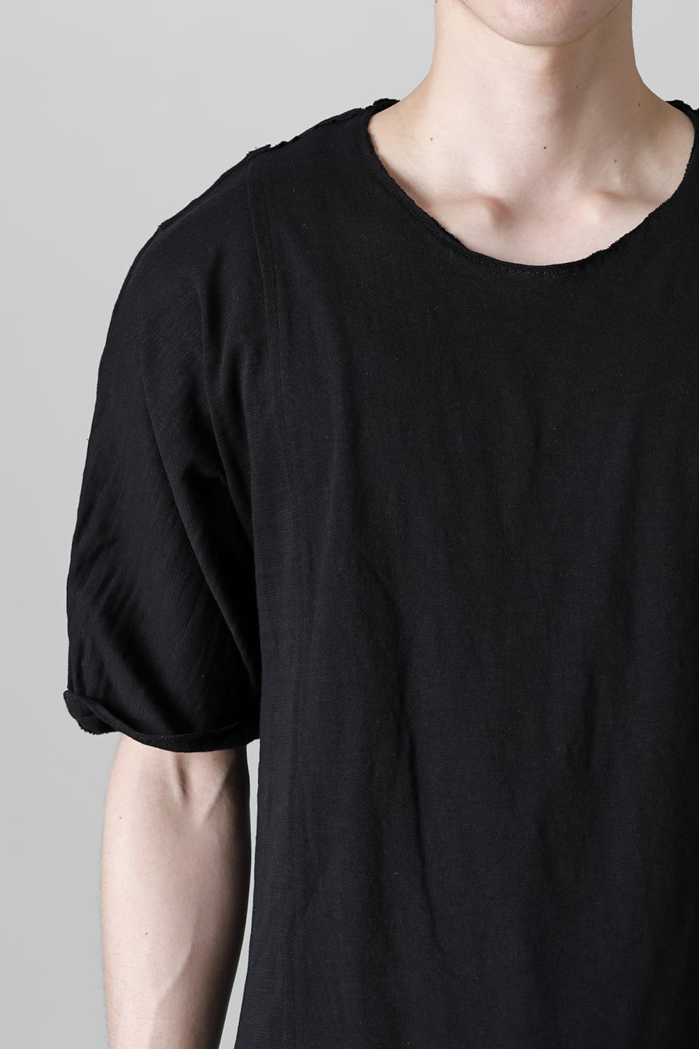 ラグラン カットソー ブラック