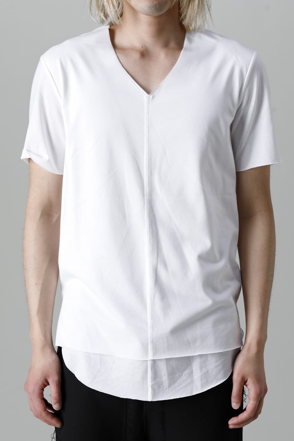 Layered Cutsew 1st(V-Neck) White