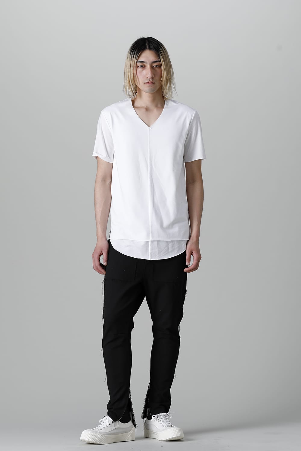 Layered Cutsew 1st(V-Neck) White