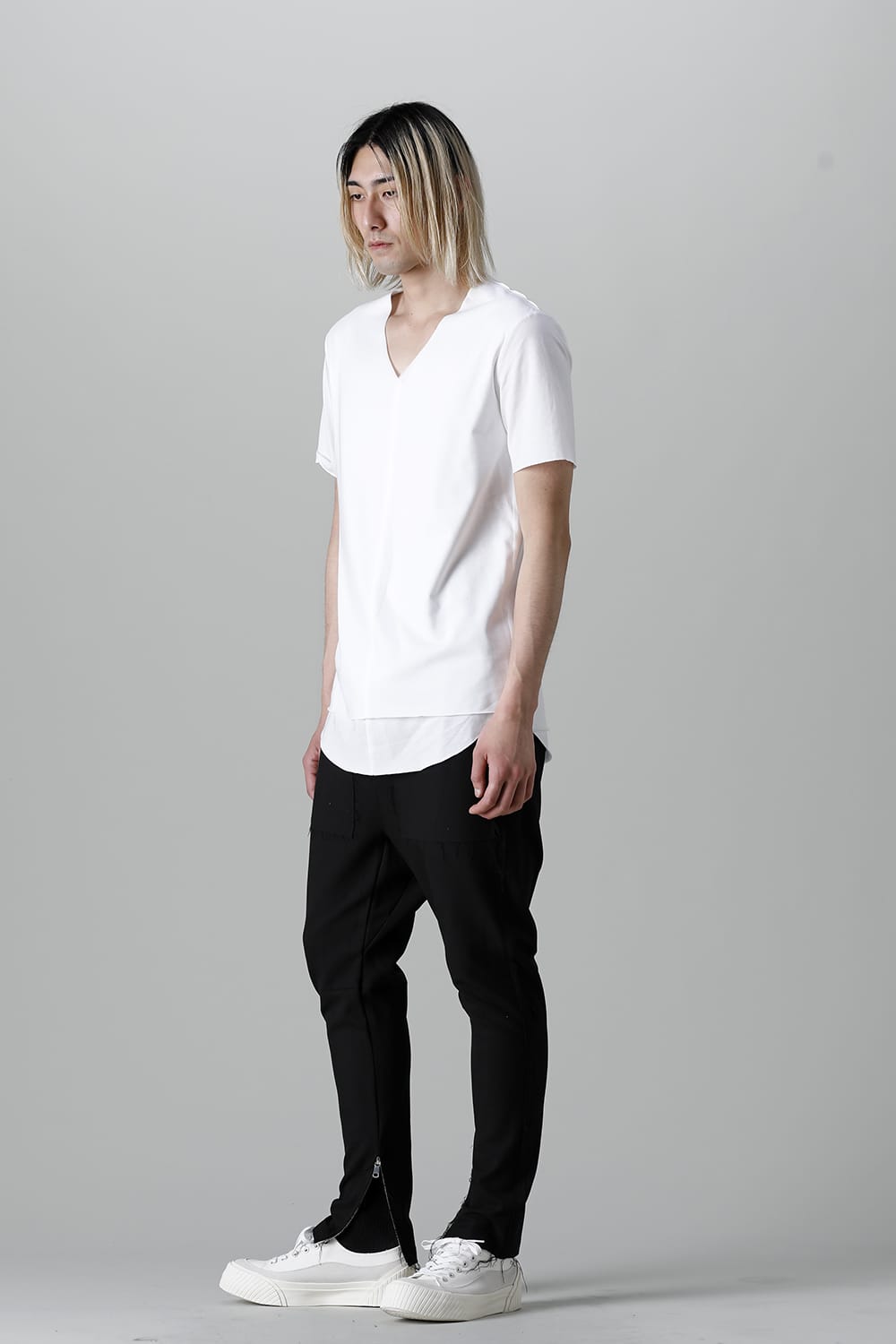 Layered Cutsew 1st(V-Neck) White