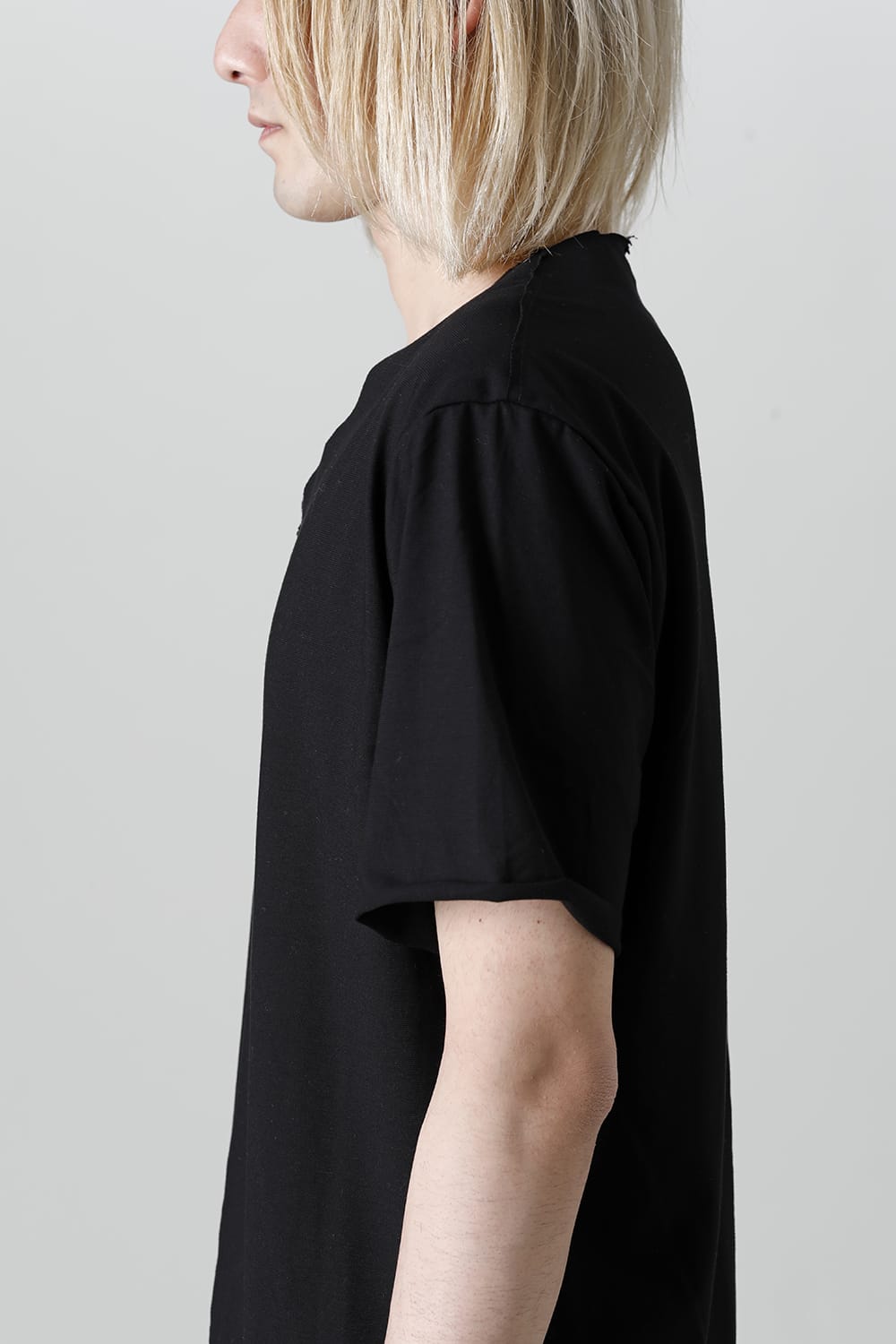 Layered Cutsew 6th(V-Neck Oversize) Black