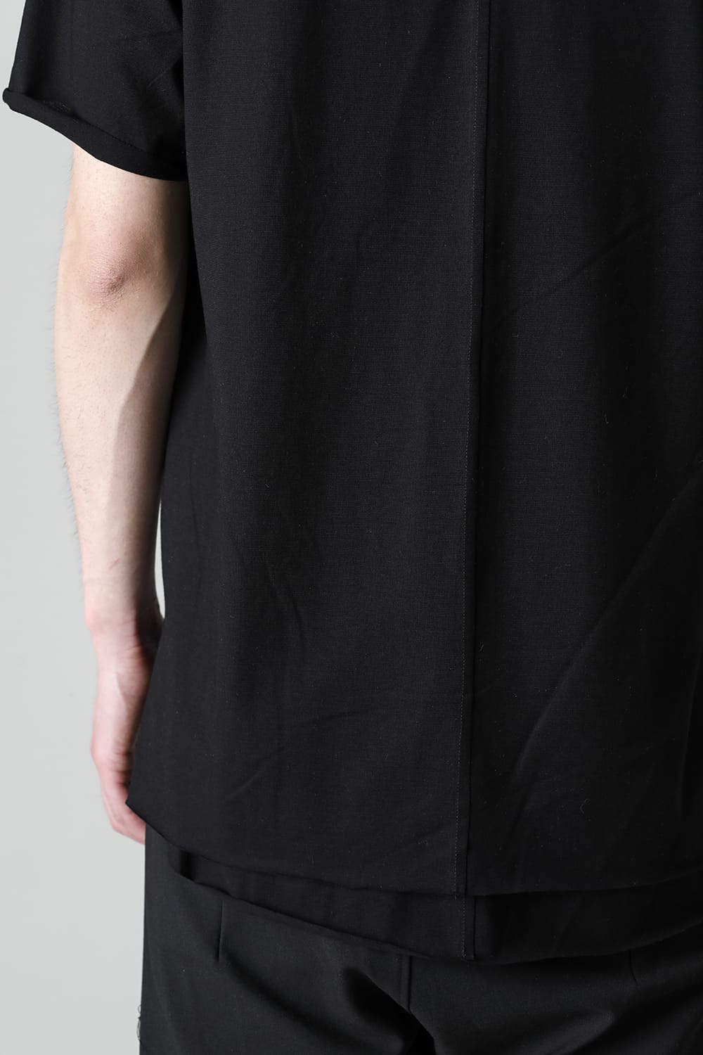 Layered Cutsew 6th(V-Neck Oversize) Black