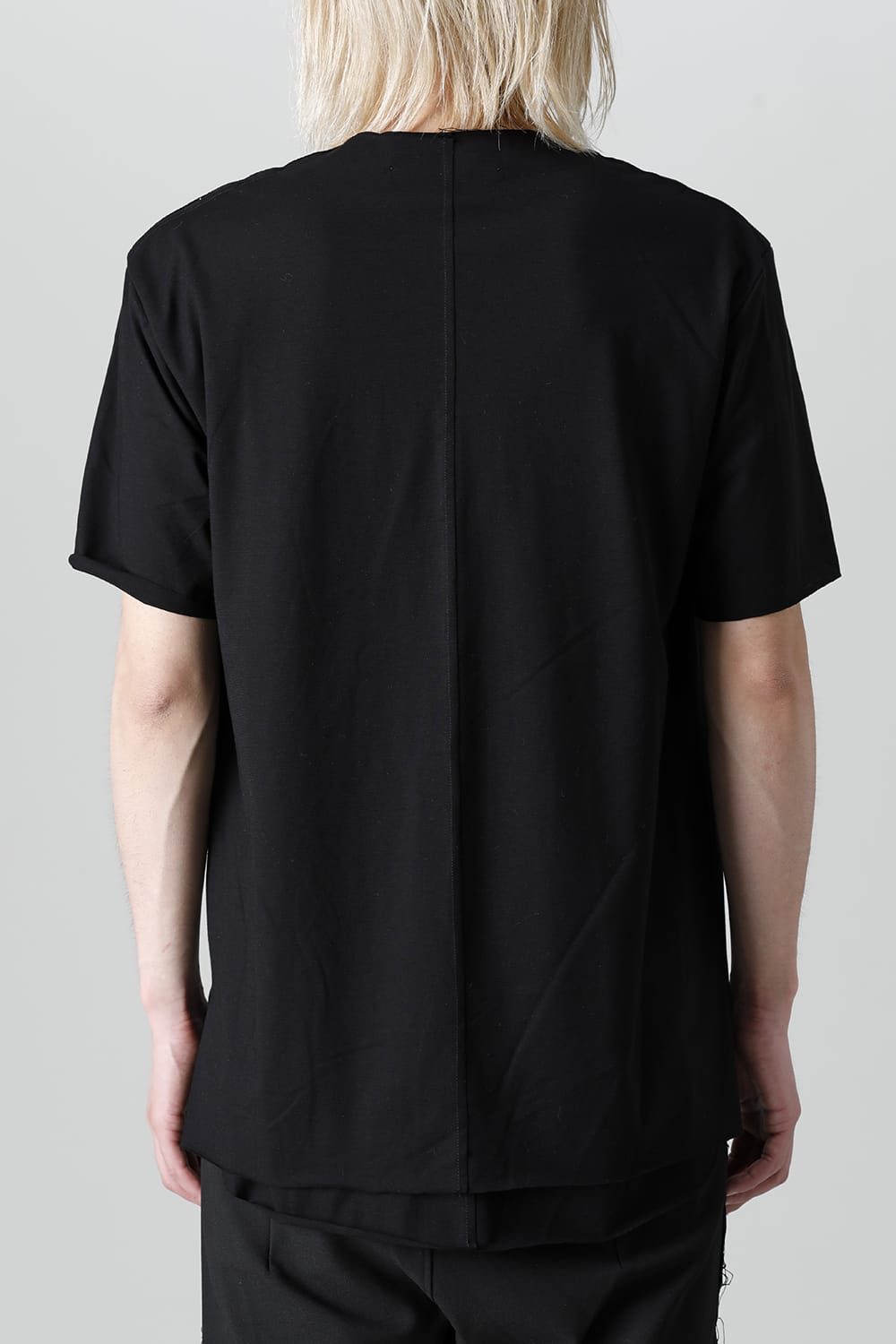 Layered Cutsew 6th(V-Neck Oversize) Black