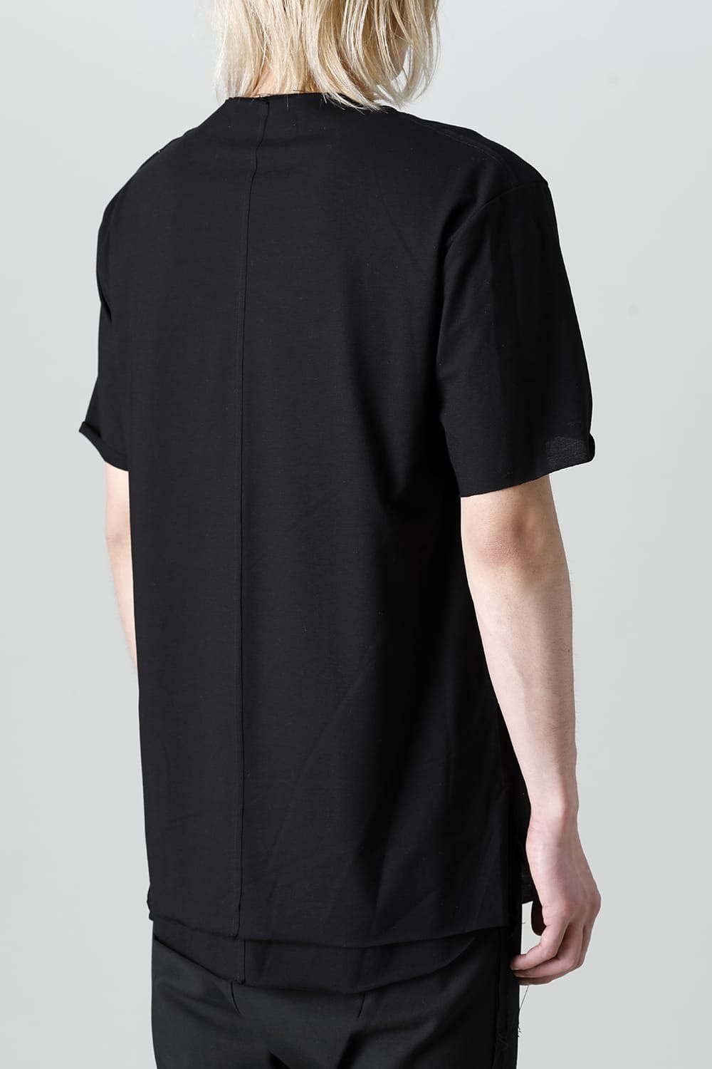 Layered Cutsew 6th(V-Neck Oversize) Black