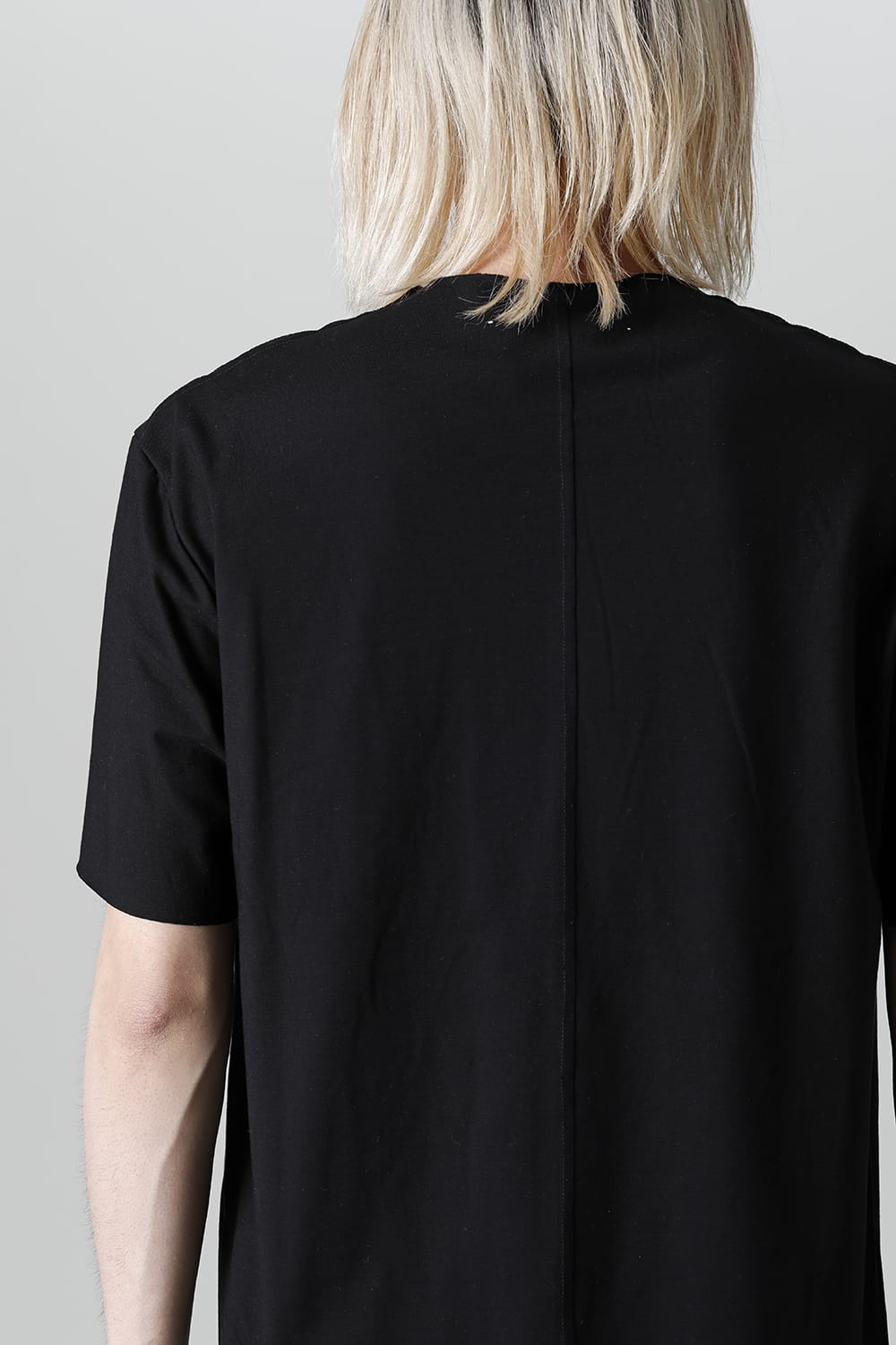 Layered Cutsew 6th(V-Neck Oversize) Black/White