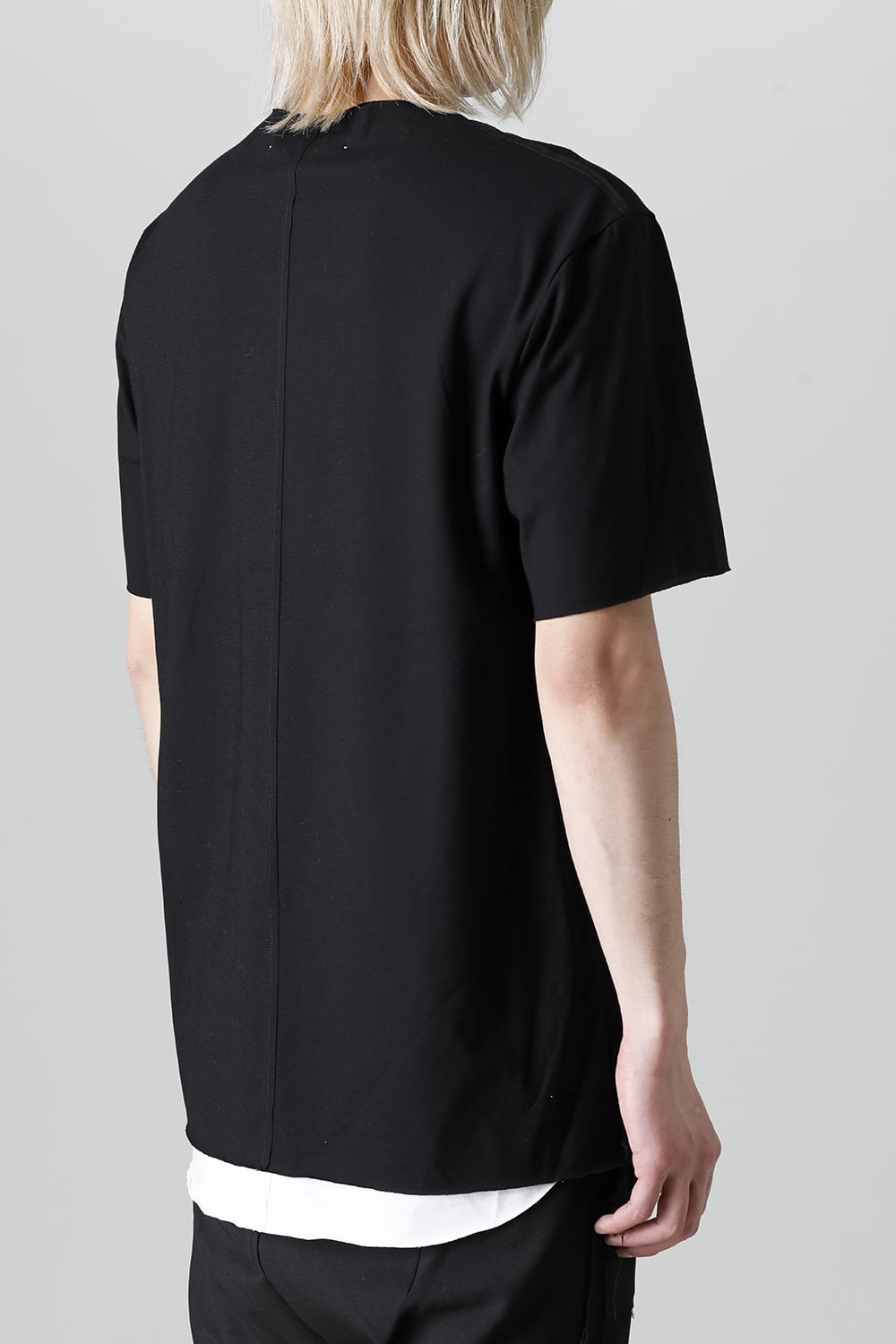 Layered Cutsew 6th(V-Neck Oversize) Black/White