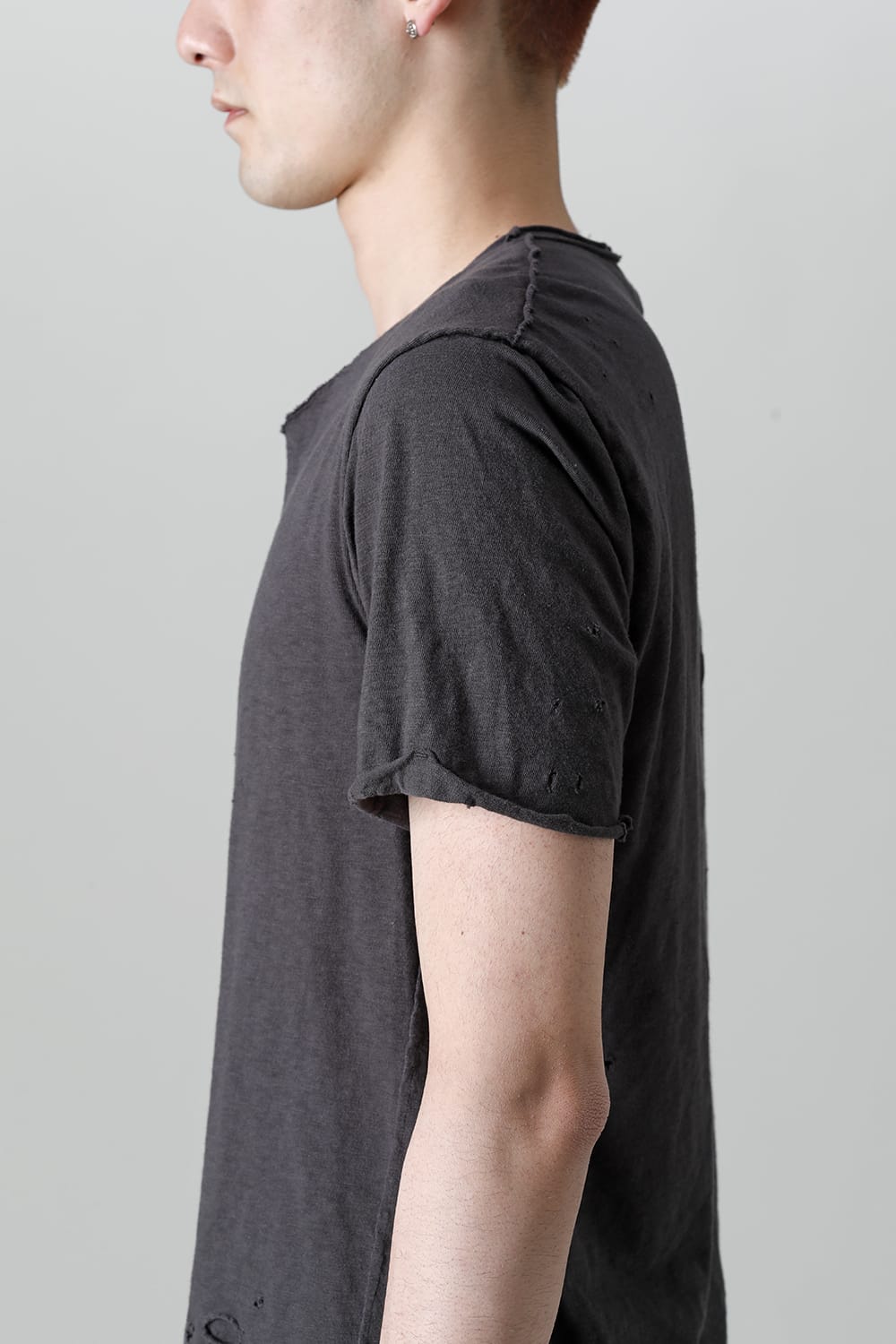 レイヤード カットソー 5th Cネック ブロークン スレート