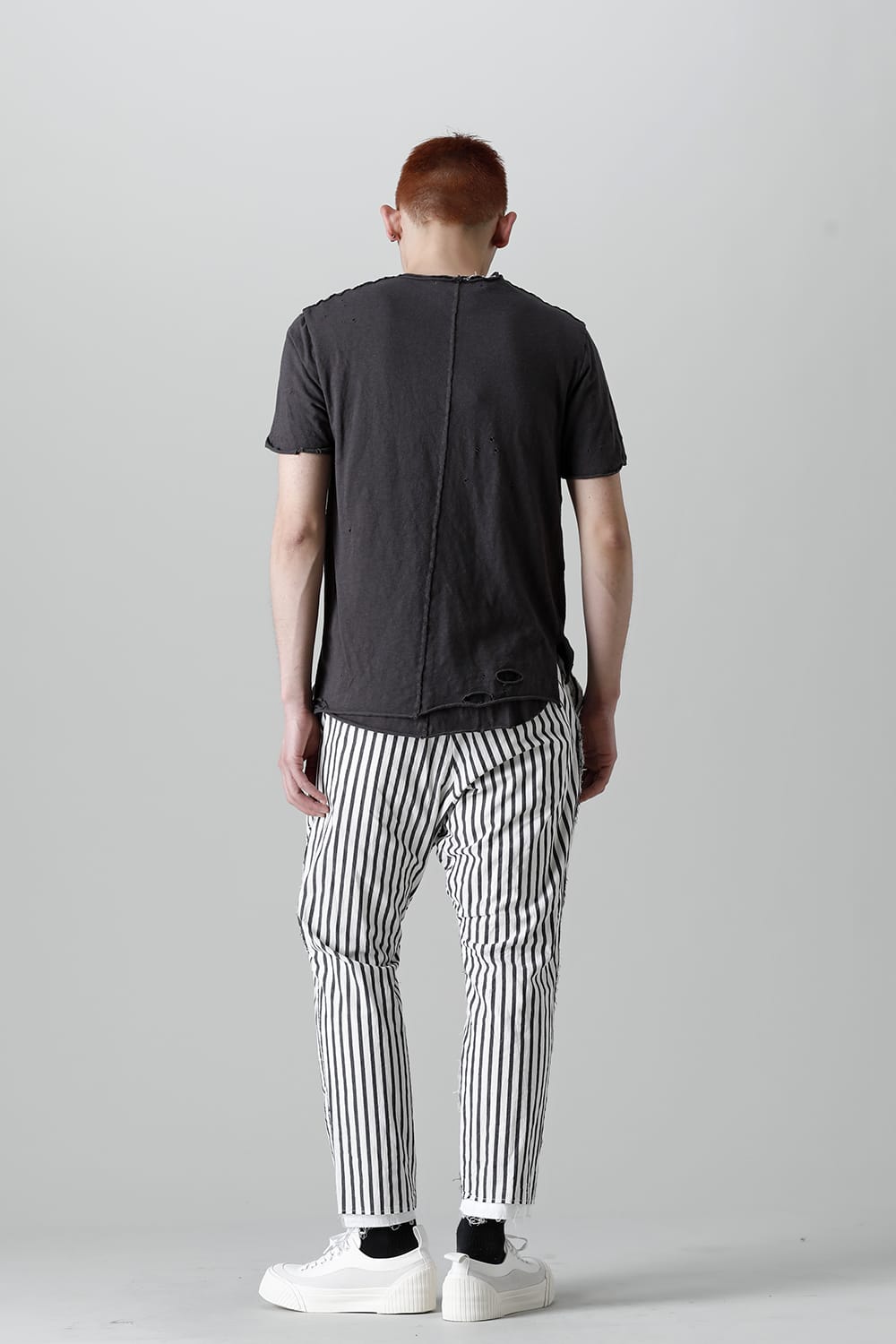 レイヤード カットソー 5th Cネック ブロークン スレート