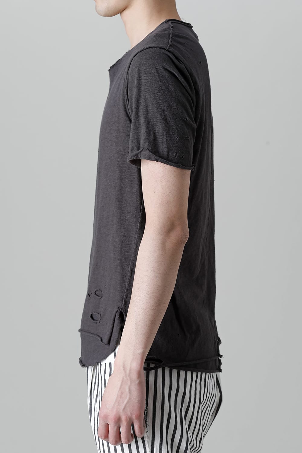 レイヤード カットソー 5th Cネック ブロークン スレート