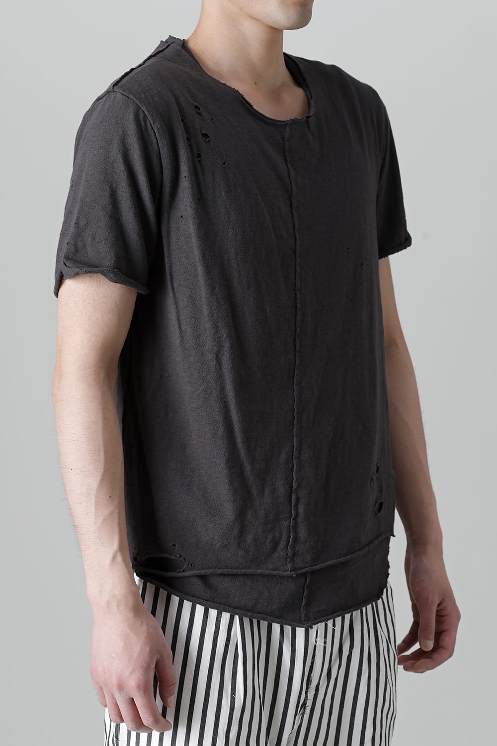 レイヤード カットソー 5th Cネック ブロークン スレート