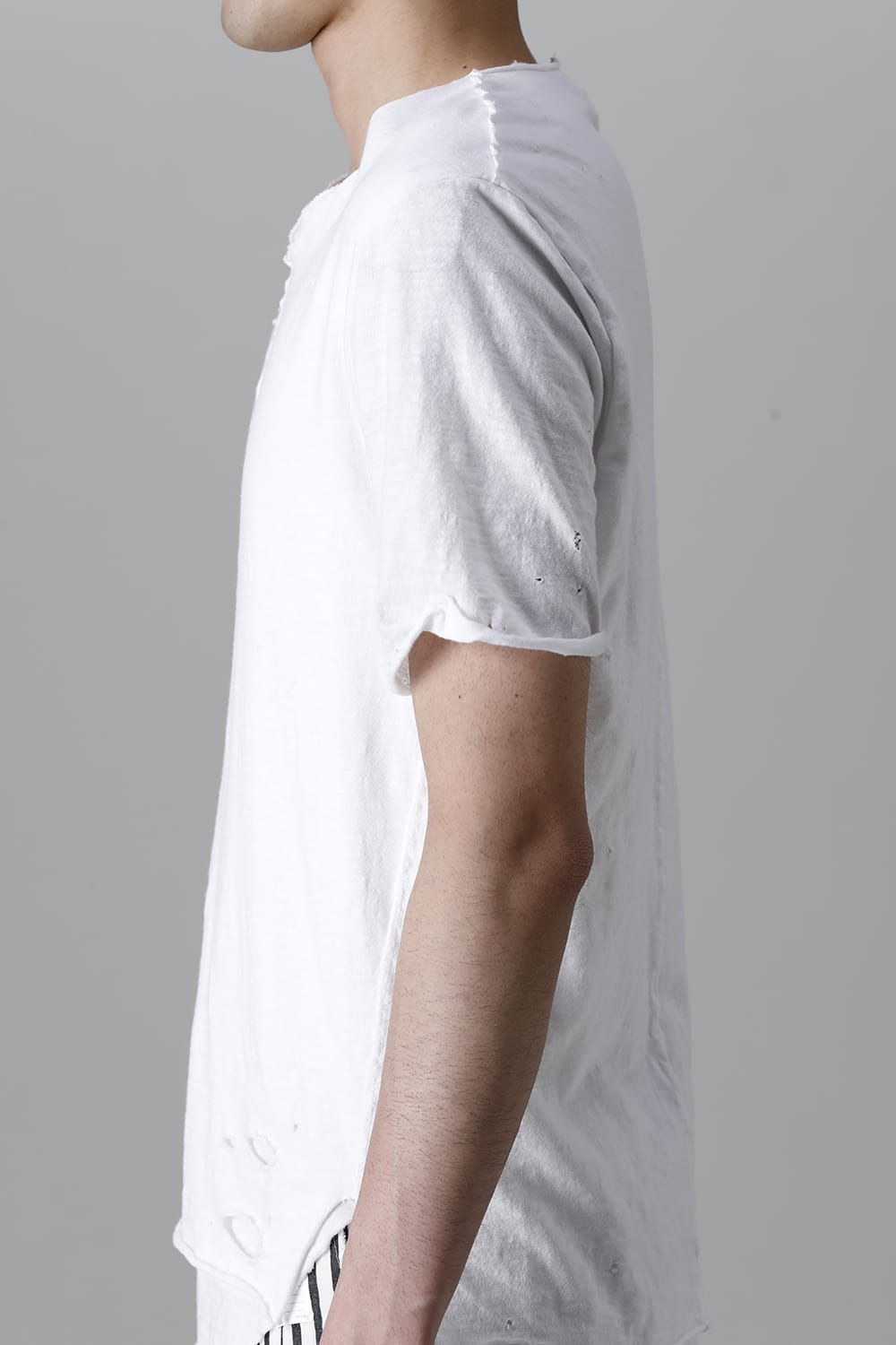 Layered Cutsew 5th C-Neck Broken White