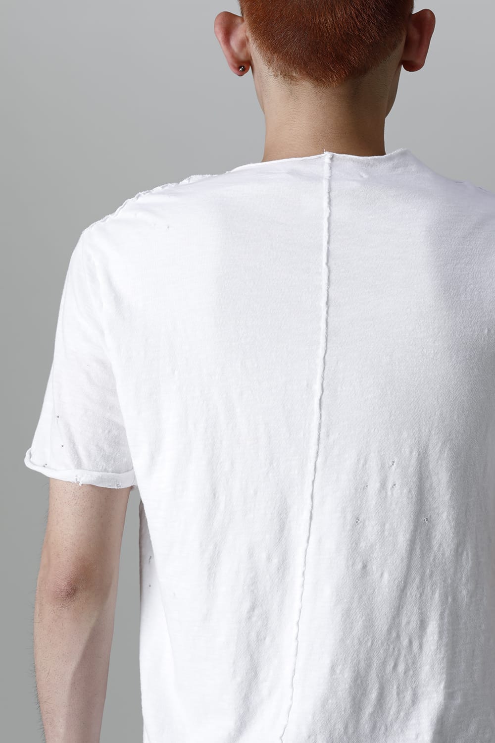 Layered Cutsew 5th C-Neck Broken White