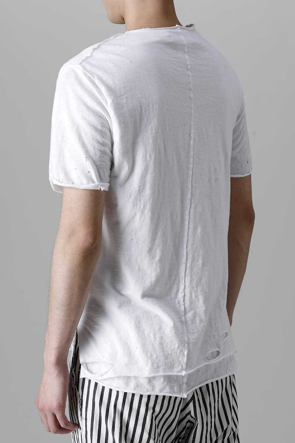 Layered Cutsew 5th C-Neck Broken White