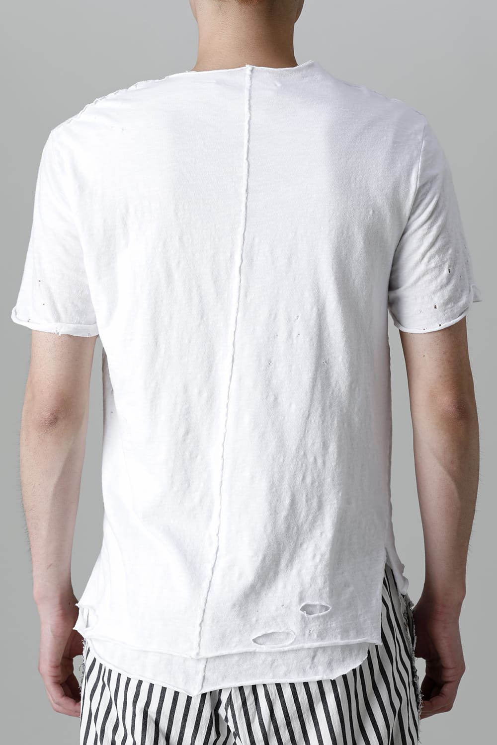 Layered Cutsew 5th C-Neck Broken White