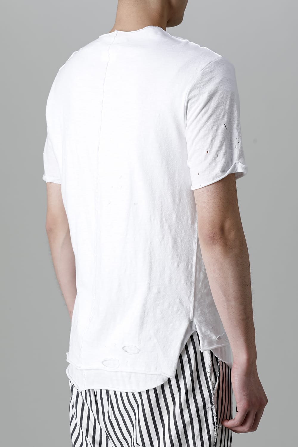 Layered Cutsew 5th C-Neck Broken White